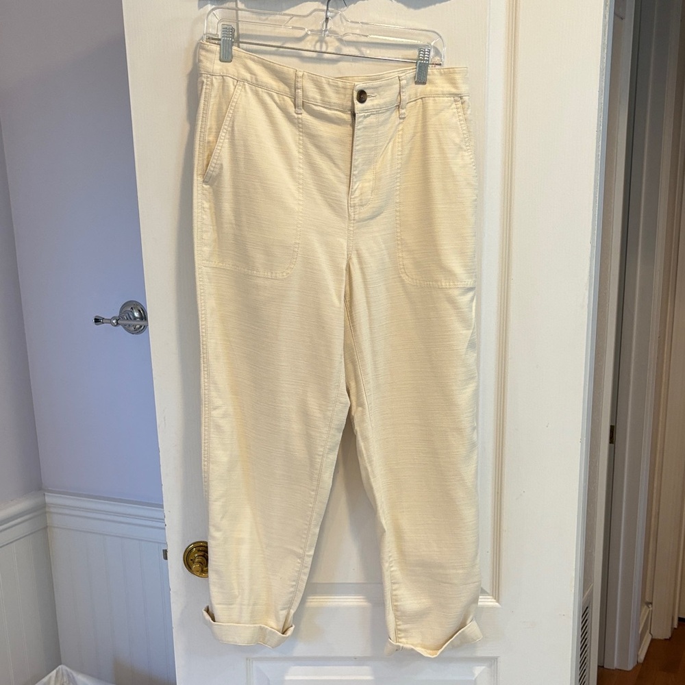 NWT J. Crew Factory Cream Pants